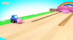 Машинки Играют в Боулинг   Развивающий Мультик для Детей   Учим Цвета