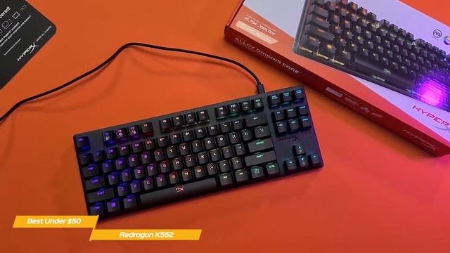 Best Budget Mechanical Keyboard 2022 | Corsair K63 | HyperX Alloy FPS Pro | Redragon K552 смотреть онлайн
