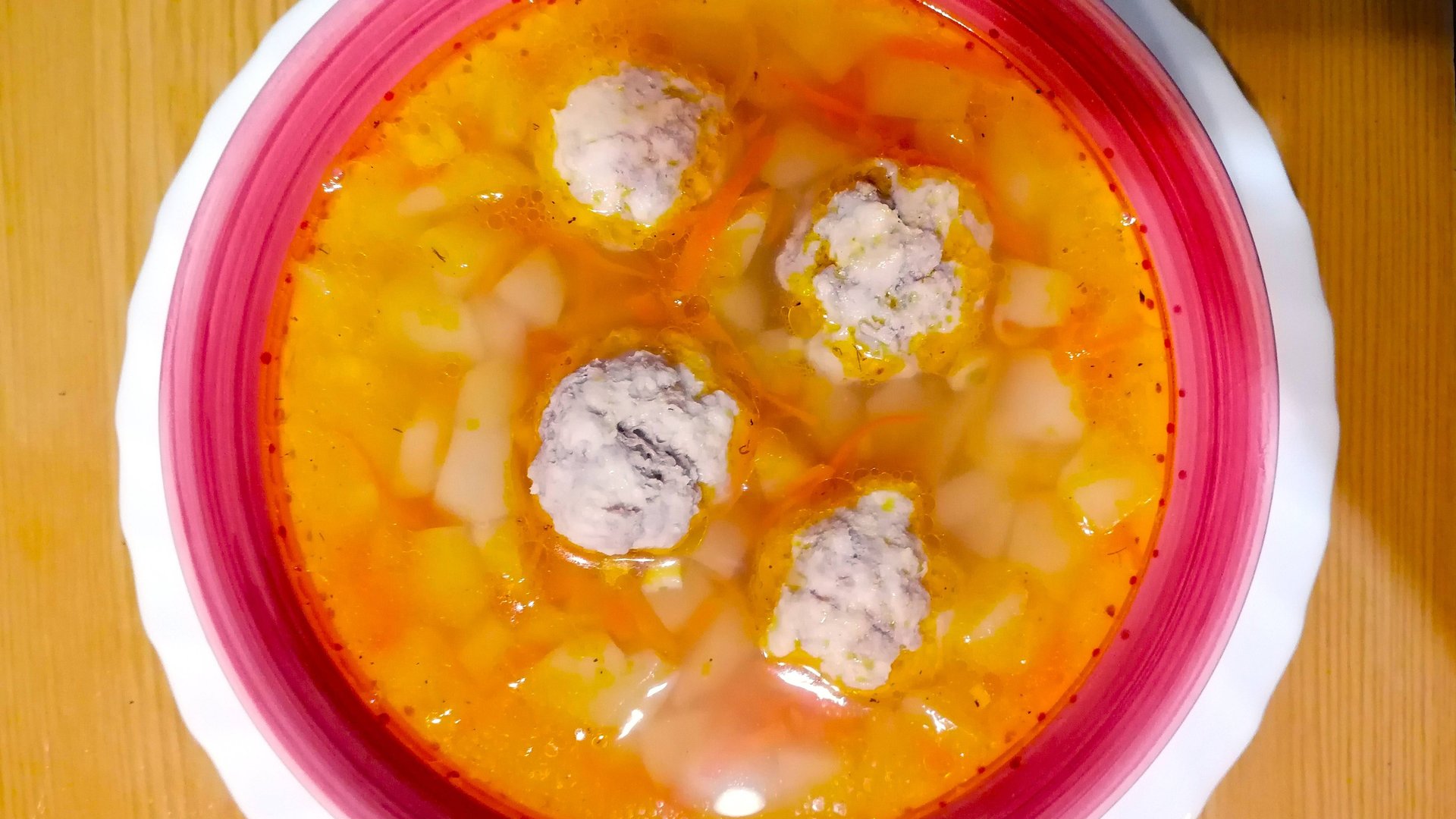 Суп с мясными фрикадельками смотреть онлайн