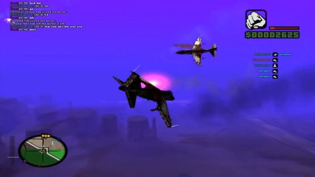 GTA SA:MP 25 Hydra DogFight Skills [1915]CoYoTee смотреть онлайн
