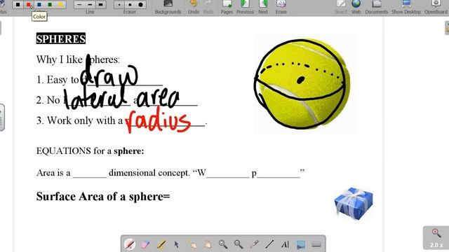 Surface Area Nets & Spheres (Preview 8.7) смотреть онлайн