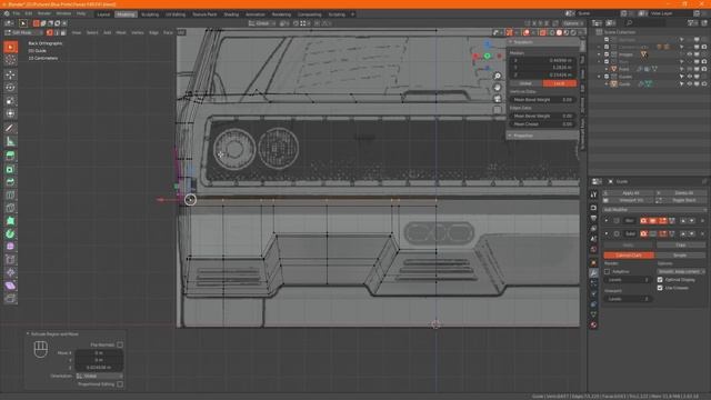 Learn Blender by modelling a Ferrari F40 - The Side Guide - Part 10 смотреть онлайн