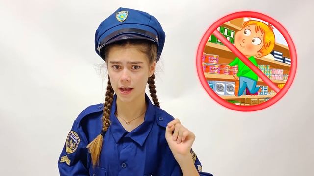 Настя учит Мию правилам поведения в магазине | Настя Артем Мия