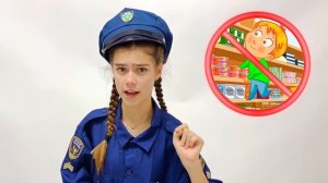 Настя учит Мию правилам поведения в магазине | Настя Артем Мия