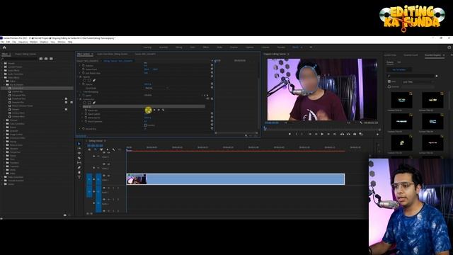 Blur Face in Premiere Pro - Hindi Tutorial - How to Easily Blur and Track Face in Premiere Pro смотреть онлайн