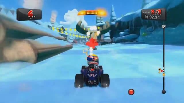 F1 Race Stars - Canada [DLC] [Key Location] (Xbox360) Walkthrough / Gameplay смотреть онлайн