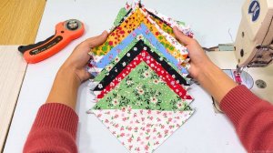 Как создать самый простой узор для лоскутного одеяла, который когда-либо был и может сделать каждый.