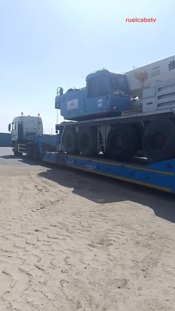 Tadano faun 100 tons going to riyadh #ruelcabstv #tadano смотреть онлайн