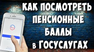 Как Узнать Сколько Пенсионных Баллов через Госуслуги / Где Посмотреть Пенсионные Баллы в Госуслугах