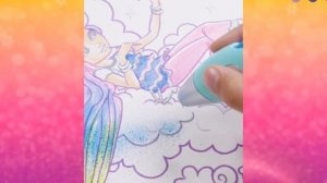 Набор фломастеров для разукрашивания с помощью аэрозольной ручки (ручка в комплект не входит)