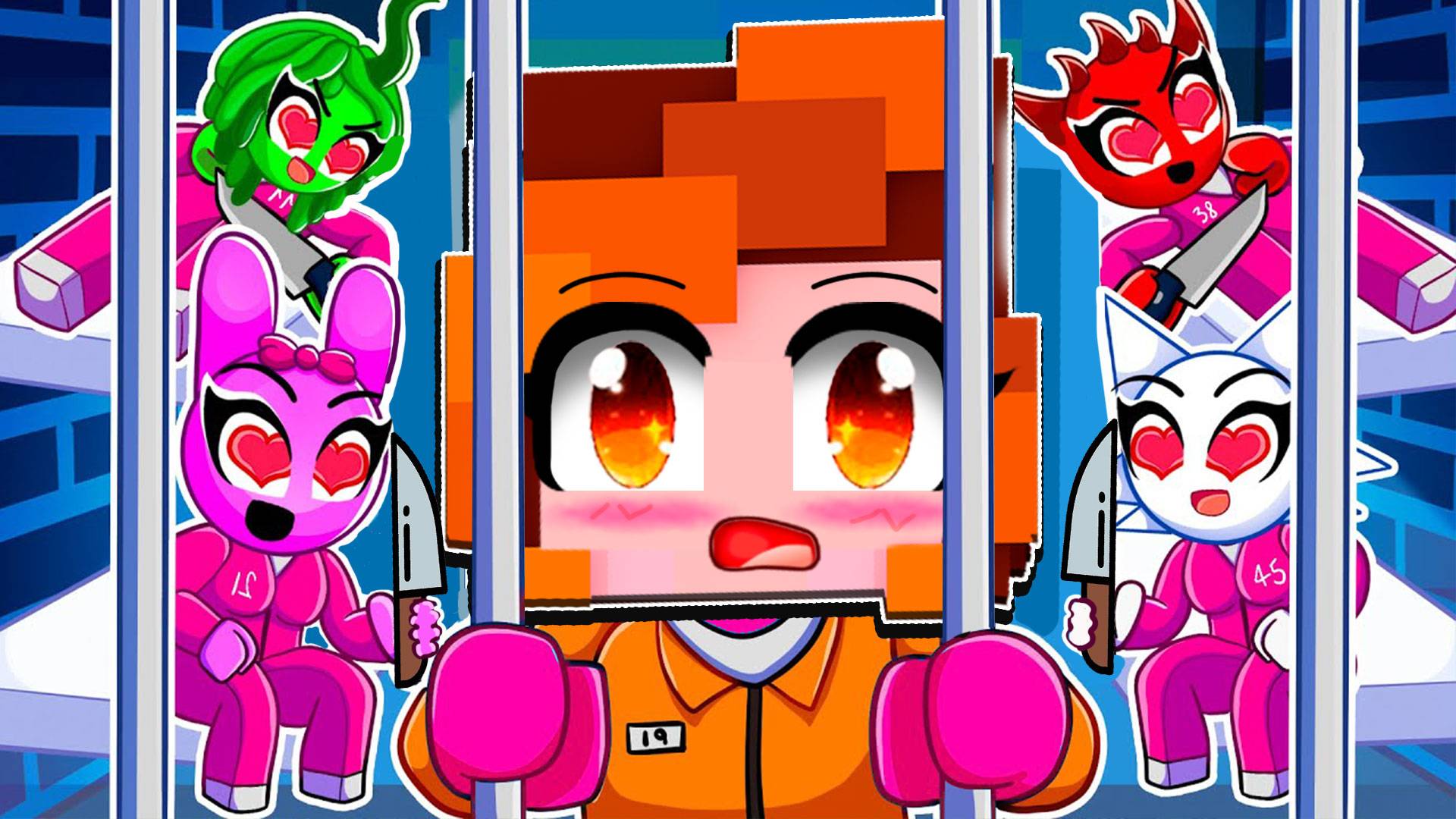 КАК СБЕЖАТЬ ИЗ ТЮРЬМЫ СПРУНОК В МАЙНКРАФТ ?! SPRUNKI INCREDIBOX MINECRAFT смотреть онлайн