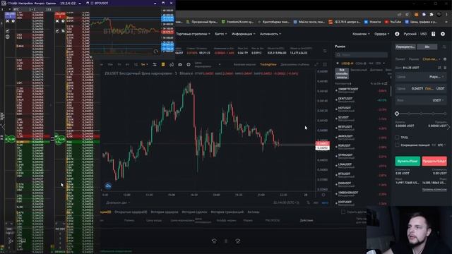 Ловлю Минуса От Плотностей! Трейдинг Криптовалют На Binance Futures! Фьючерсы, Торговля По Стакану смотреть онлайн