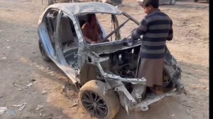 Как индусы восстанавливают авто.