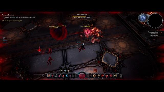 V Rising - Dracula Full Fight - Brutal Difficulty - The Morning Star Legendary Whip