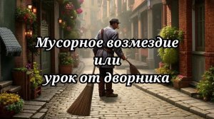 Мусорное возмездие или урок от дворника