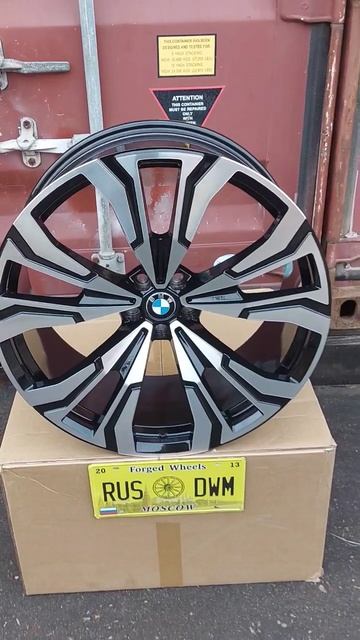 Кованые диски R22 для BMW X5 G05 X6 G06 X7 G07. #кованыедиски #bmw #x5 #x6 #x7 #x5m #x6m #диски смотреть онлайн