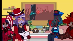 vees + alastor react to stayed gone swap au