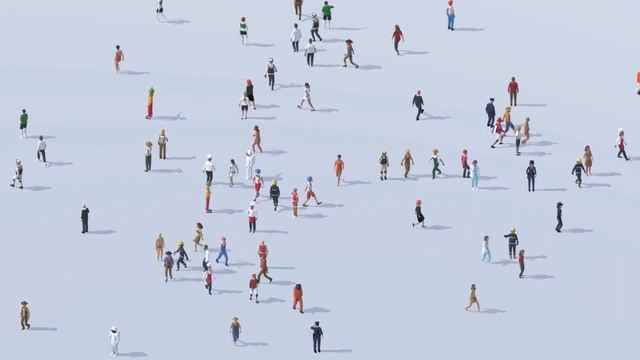 Low Poly Animated People смотреть онлайн