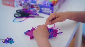 Набор для создания брелоков с цветными помпонами, серия: Paloma