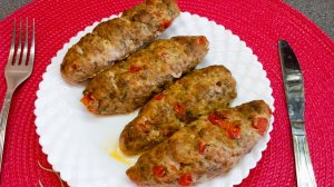 Люля-кебаб в духовке/Вкуснейшее мясное блюдо на праздники и простые дни