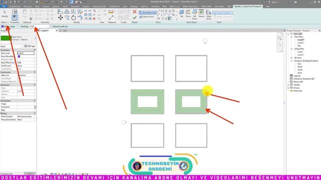 Revit 2022 Eğitim Ders #26 // Roof Komutu İle Çatı Oluşturmak смотреть онлайн