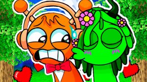 ВИНЕРИЯ ВЛЮБИЛАСЬ и ПОЦЕЛОВАЛА ОРЕНА у НИХ СВАДЬБА СПРУНКИ в МАЙНКРАФТ