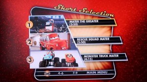 Cars Toon: Mater's Tall Tales dvd walkthrough