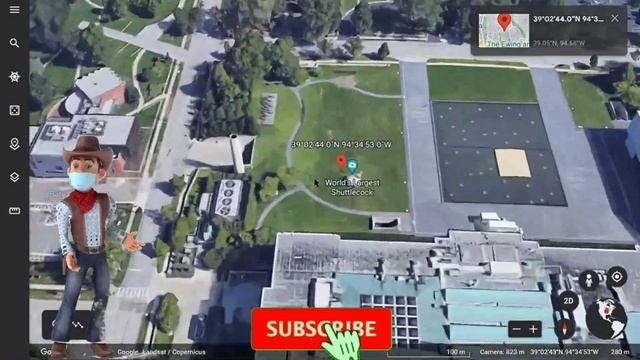 World's Biggest Badminton Shuttlecock found on Google Earth смотреть онлайн