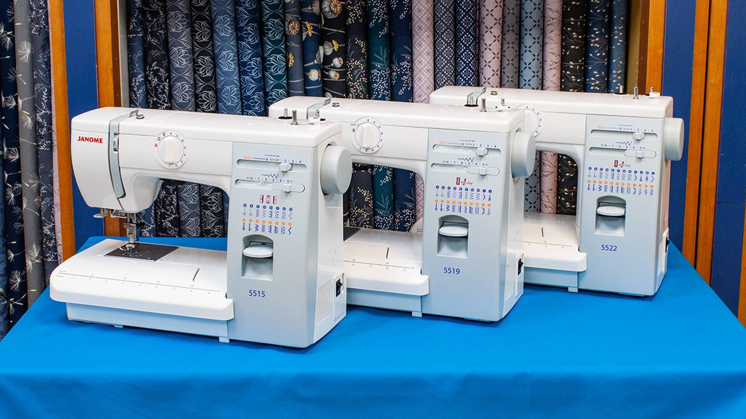 Janome 5522, 5519 и 5515 - Обзор швейных машин смотреть онлайн