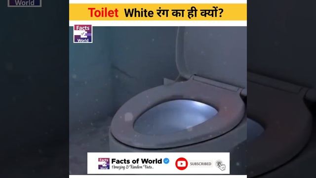 Toilet सफेद colour का ही क्यों होता है? #shorts #hindifact by #amazingfacts смотреть онлайн