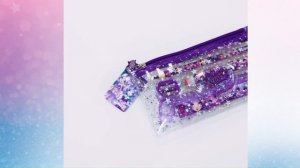 Пенал для девочки с наполнением, серия "Nenuphia" (карандаши, ластик, линейка, точилка)