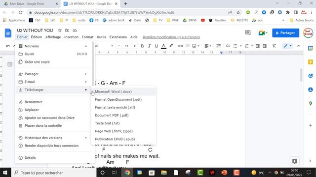 Transformer Un Google Docs En PDF