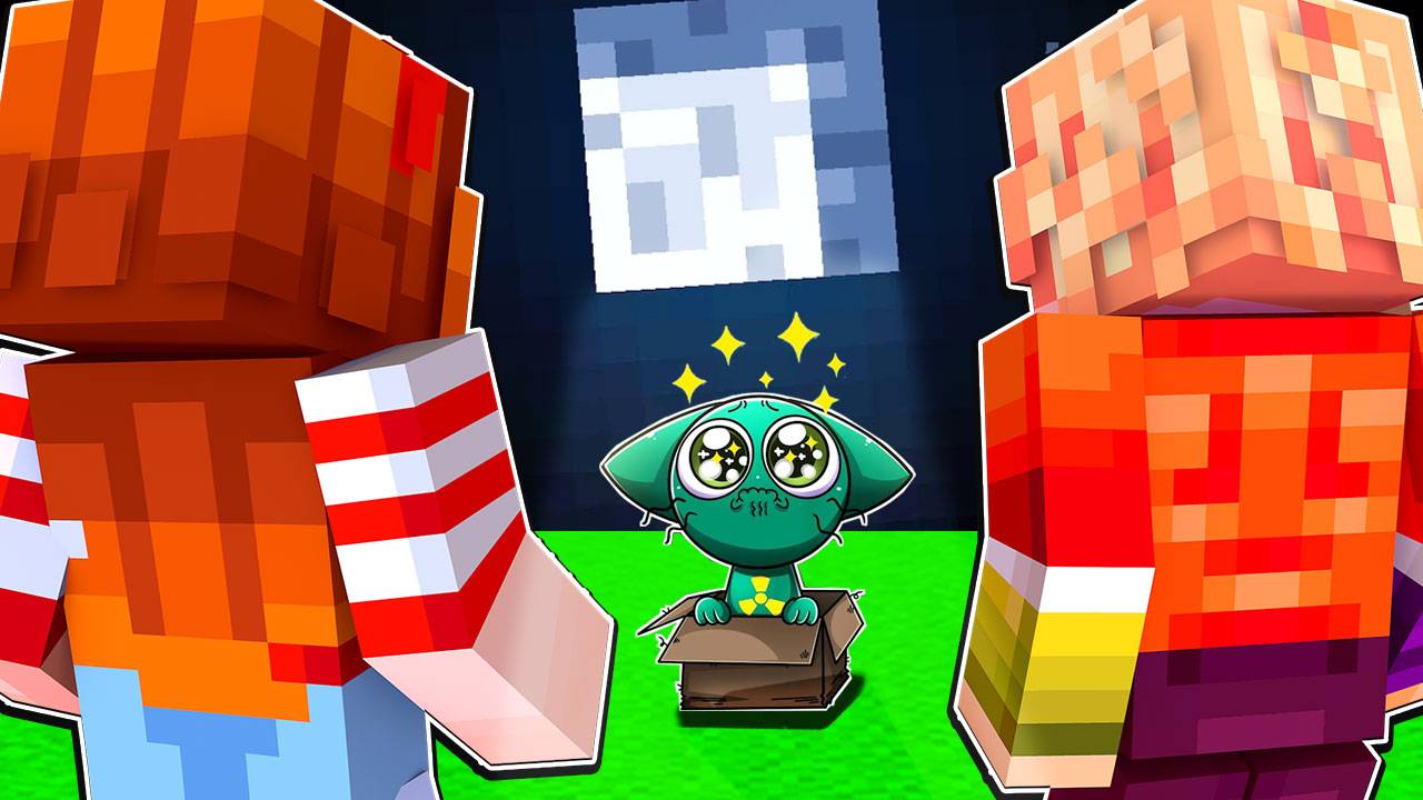 МЫ НАШЛИ БРОШЕННОГО ТОКСИЧНОГО СПРУНКИ НА ПОМОЙКЕ В МАЙНКРАФТ смотреть онлайн