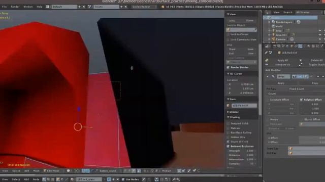 Mixing console - Blender 3D modelling timelapse смотреть онлайн