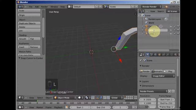 How to Rotate and Copy Objects- A VERY SLOW Blender Tutorial смотреть онлайн
