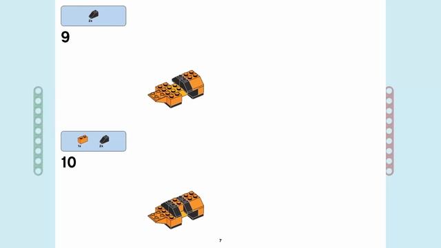 LEGO CLASSIC TIGER Building Instruction - Lego Classic TIGER Tutorial смотреть онлайн