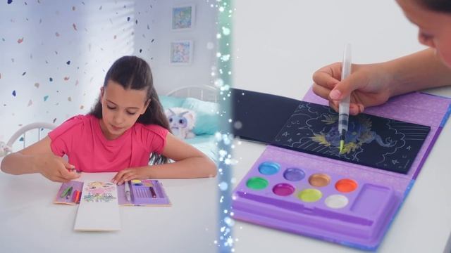 Обзор наборов для рисования для девочек смотреть онлайн