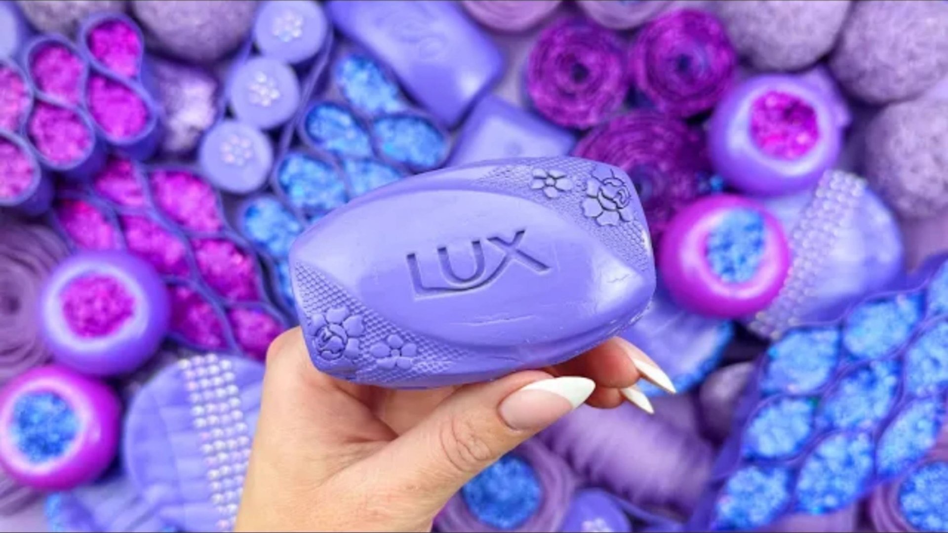Violet💜🍇ASMR  Starch Soap