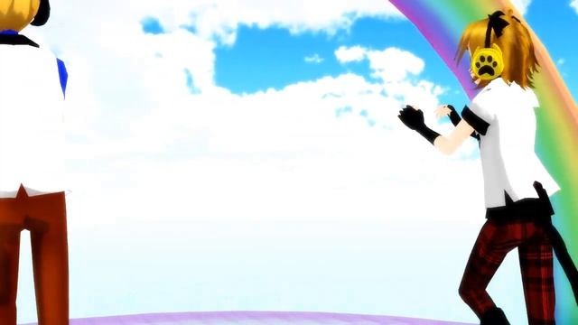 [MMD]Happy Synthesizer- 96Neko and Len смотреть онлайн