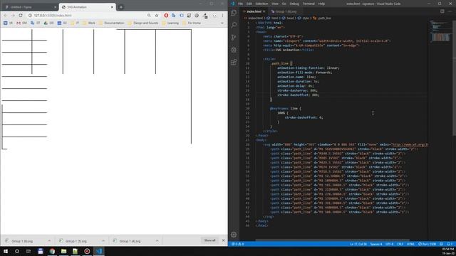 Анимация прорисовки SVG с помощью JS и CSS смотреть онлайн