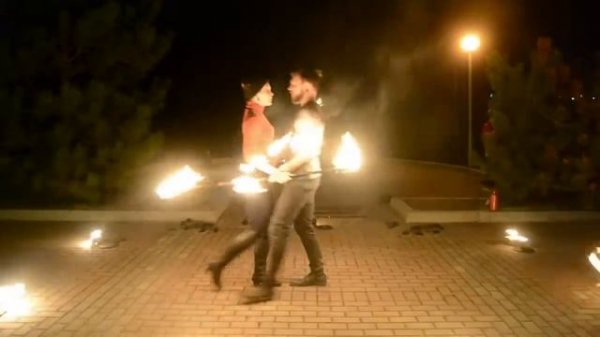 Фаер шоу (fire show) - Выступление 27.04.19