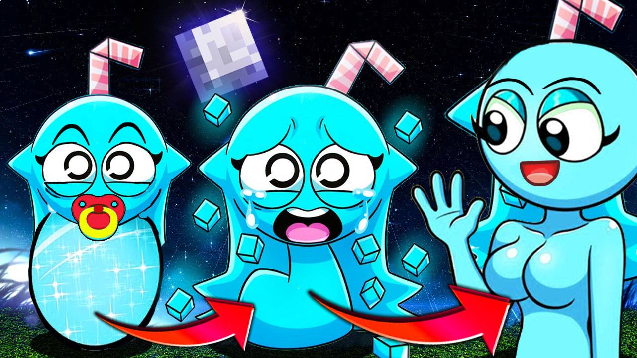 ЭВОЛЮЦИЯ АКВА СПРУНКИ В МАЙНКРАФТ 4 ФАЗА SPRUNKI INCREDIBOX MINECRAFT смотреть онлайн