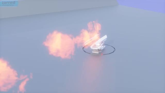 Blender - Capital Ship Railgun Firing in Atmosphere смотреть онлайн