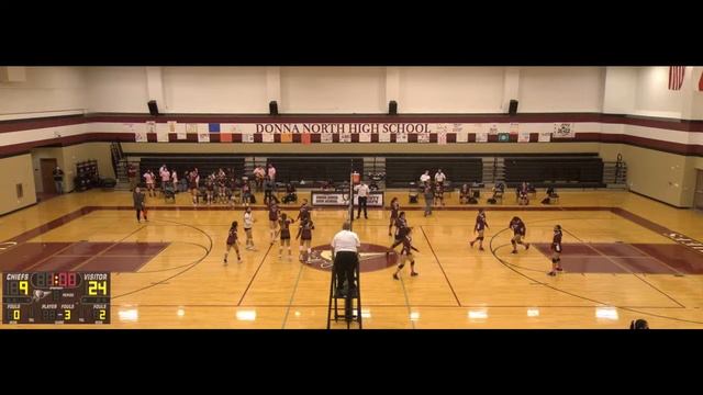 Donna North High vs. Los Fresnos High Varsity Womens' Volleyball смотреть онлайн