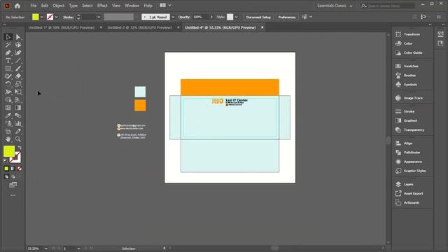 How to make envelope design in adobe illustrator #Freelancer #envelope #stationarydesign #tutorial смотреть онлайн