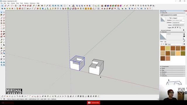 Sketchup | 010 - Beberapa Cara Mirror di Sketchup смотреть онлайн