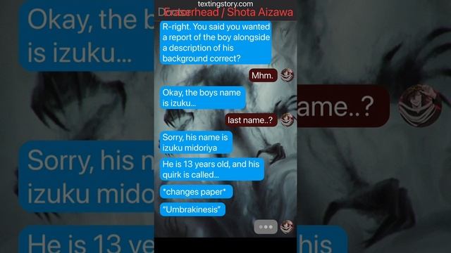 Shadow Izuku | Pt 1 | Texting Story | Take my hand смотреть онлайн