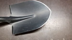 Заточка лопаты. Точнее до заточки и после. Часть 2.