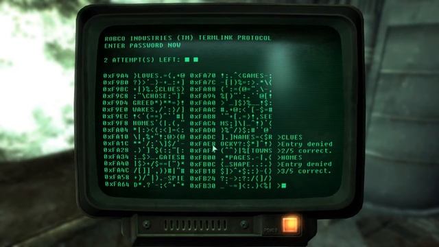 Fallout3 Restarted 008 Robot Password Hacking смотреть онлайн