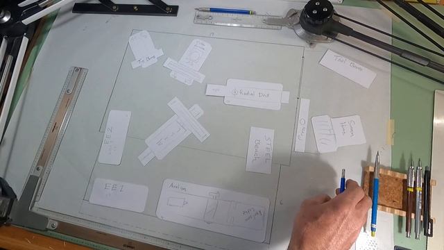 Garage machine shop planning on a pencil drafting table смотреть онлайн